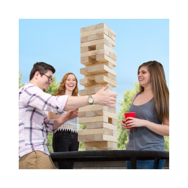 Toy Time Toy Time Giant Outdoor Wooden Stacking Block Game 320895PZW - main